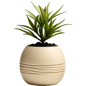 Yellow Tree Pot