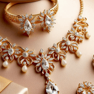 Golden Bridal Set
